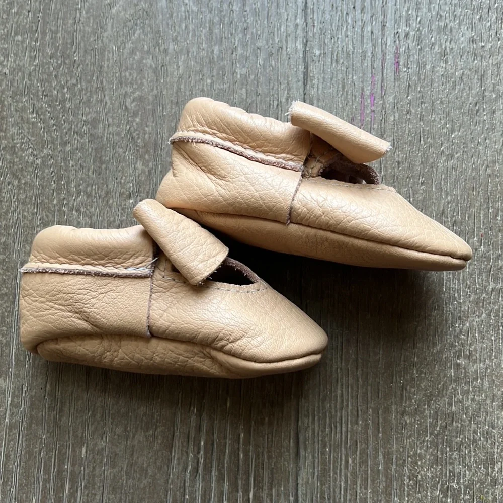 NWB Handmade Baby Moccasins (Etsy)